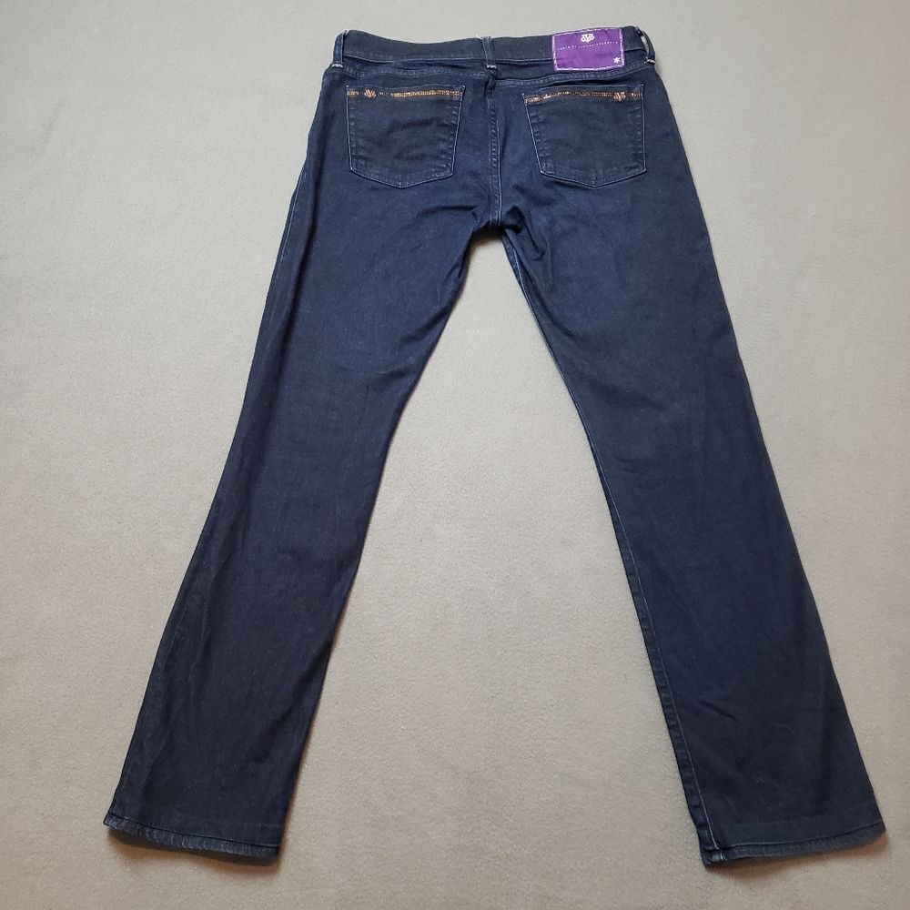 DENIM by VICTORIA BECKHAM 32 embellished jeans DVB